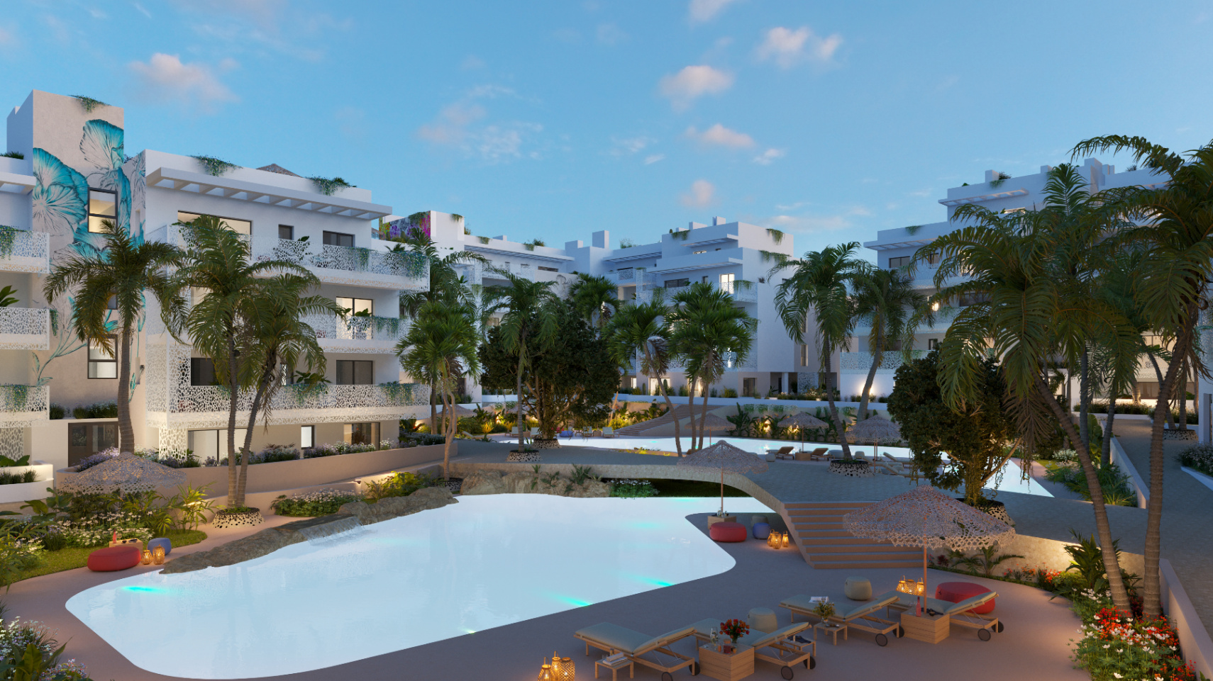 Exclusive new construction in Playa d’en Bossa, just a few meters from the sea.