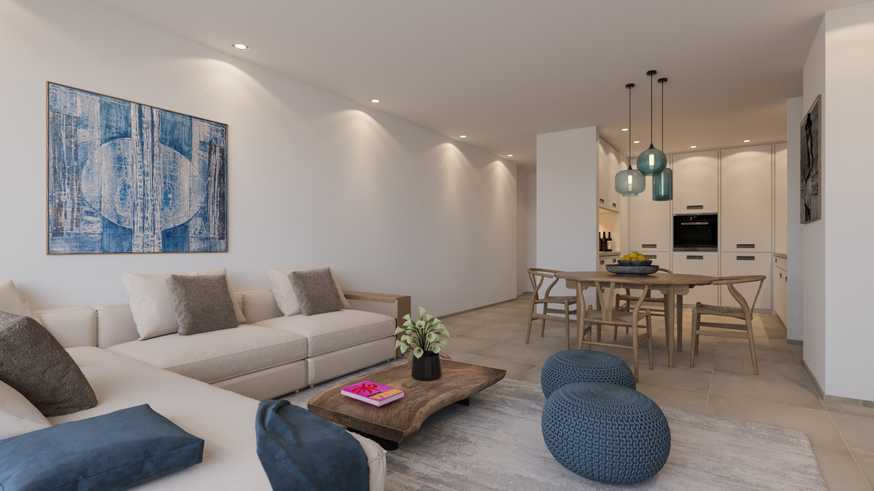 Exclusive new construction in Playa d’en Bossa, just a few meters from the sea.