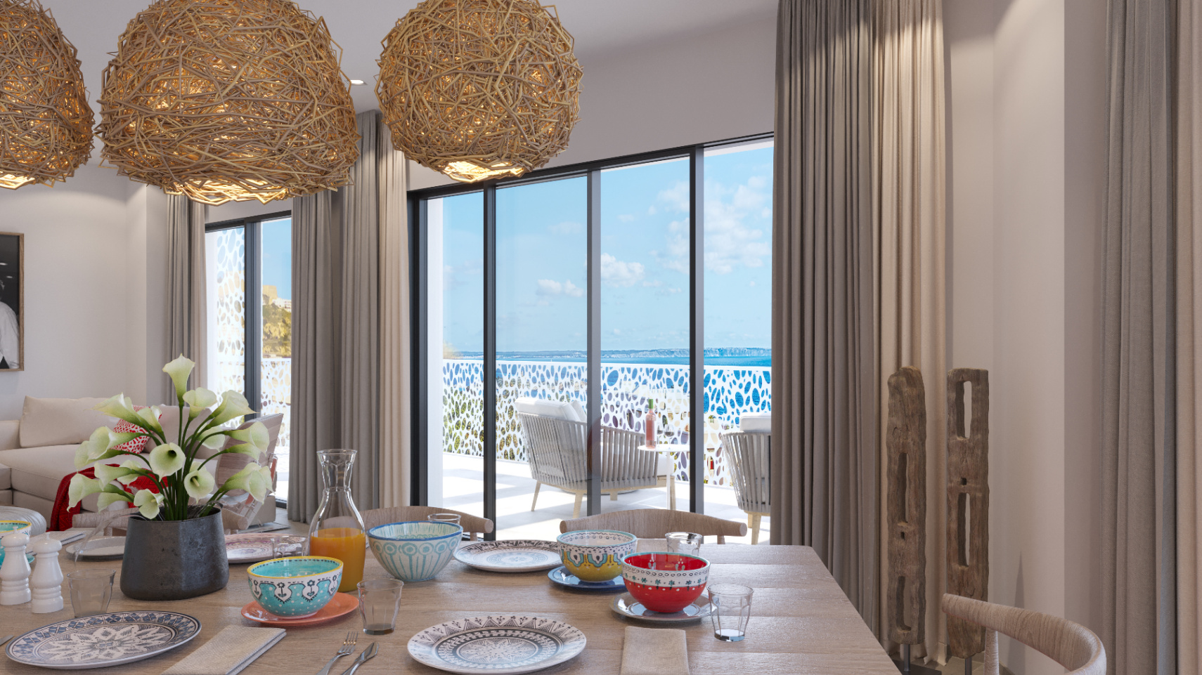 Exclusive new construction in Playa d’en Bossa, just a few meters from the sea.