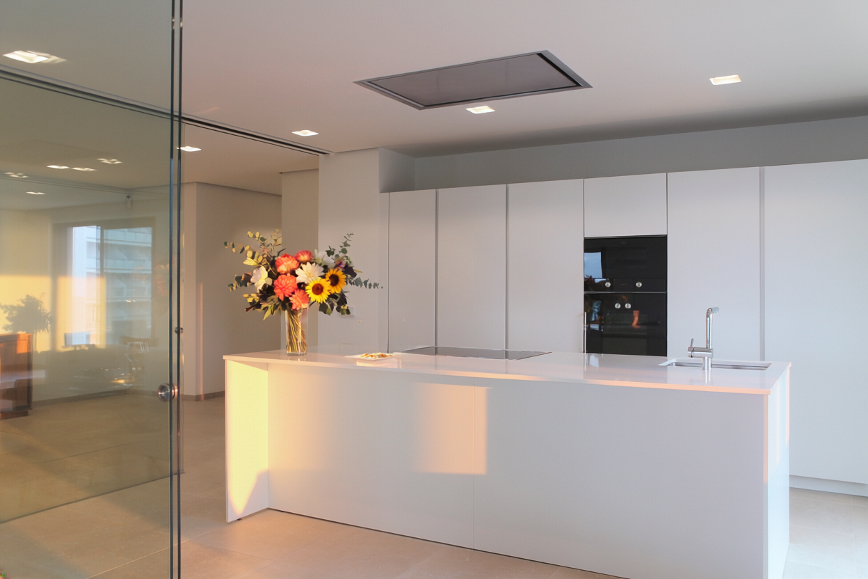 New construction with essence by the sea