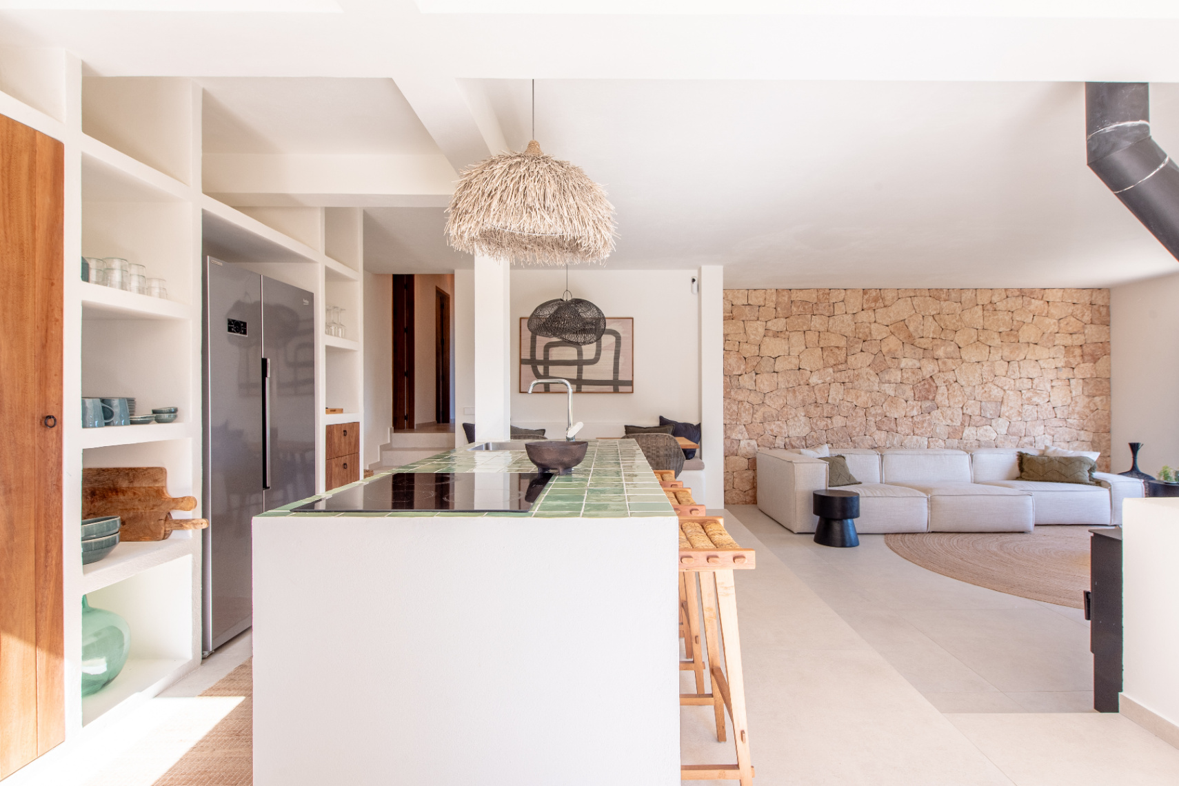 Refugio de Elegancia y Naturaleza en el Corazón de Ibiza en San Agustin