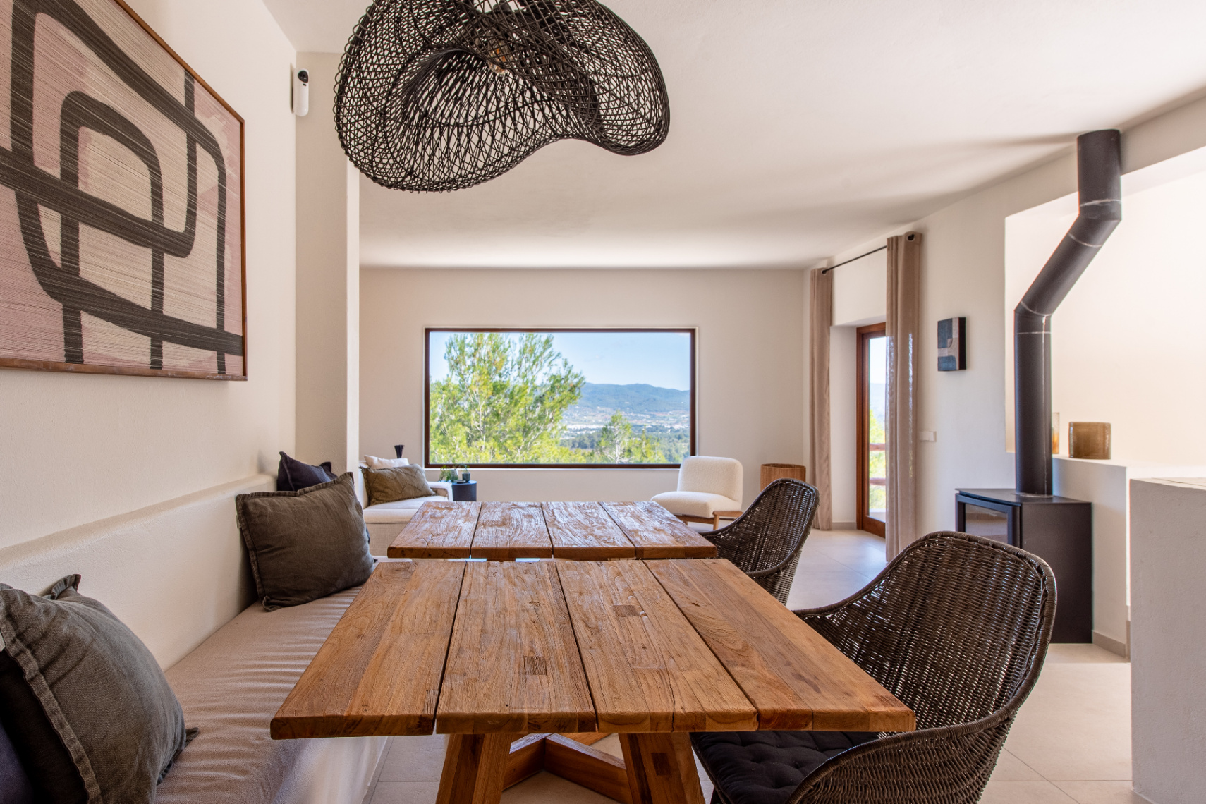 Refugio de Elegancia y Naturaleza en el Corazón de Ibiza en San Agustin