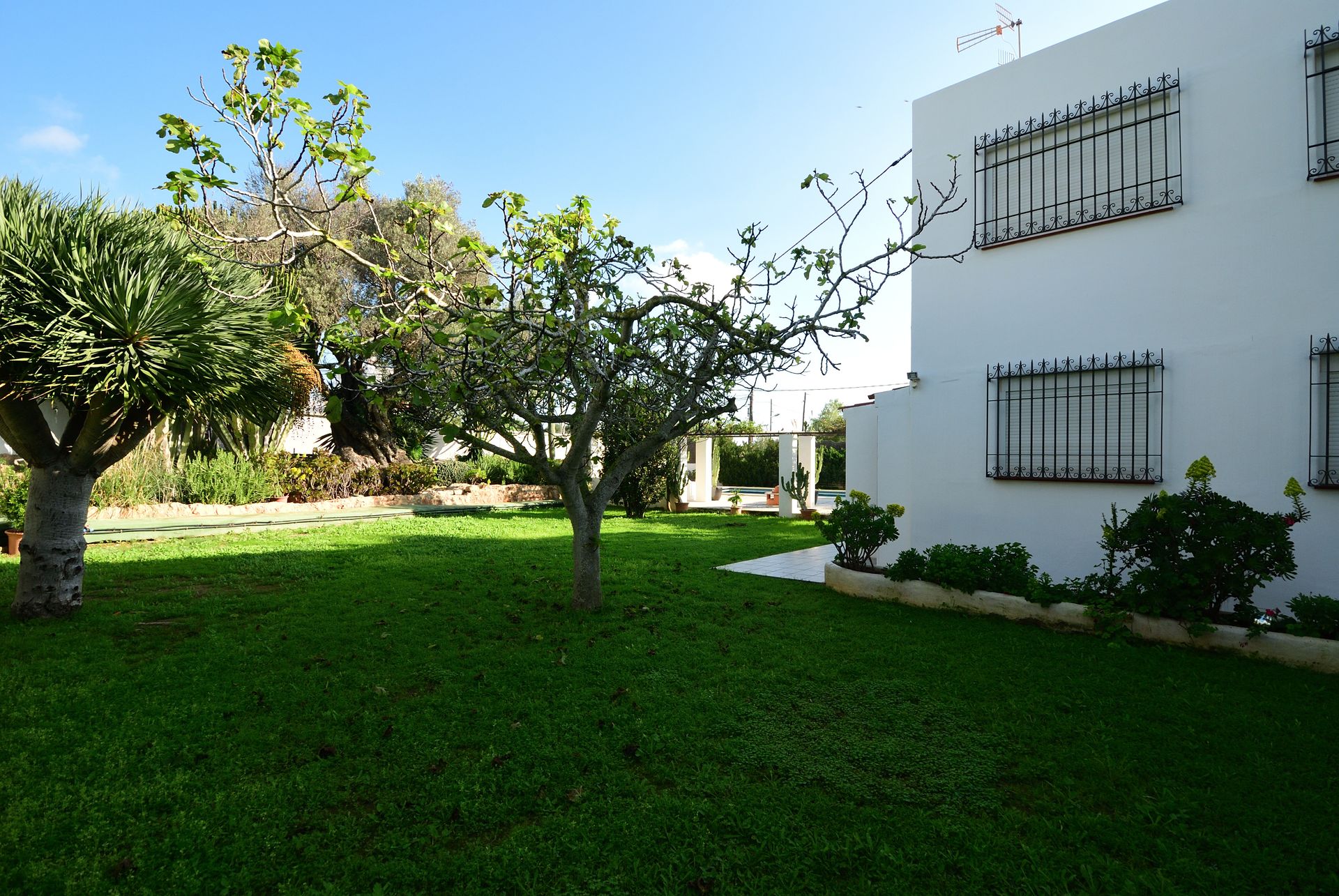 Casa con piscina y amplia parcela a pocos minutos de Ibiza