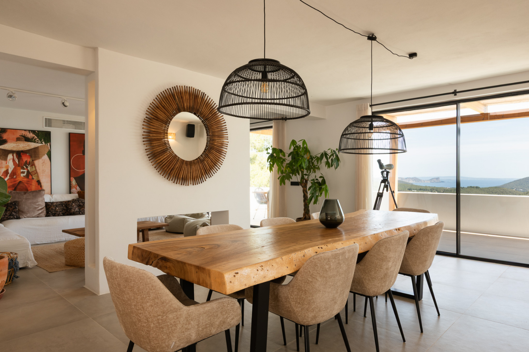 Beautiful villa with fantastic views in Es Cubells