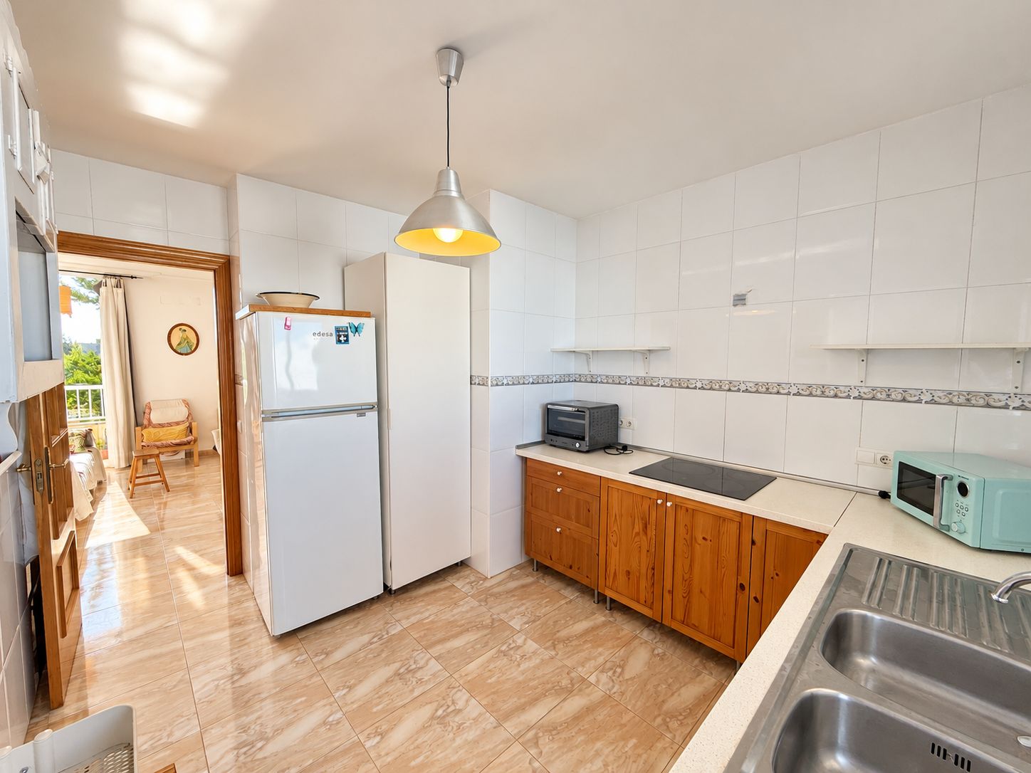 Exclusivo apartamento en Jesús – terraza privada en la azotea con vistas panorámicas a Ibiza ciudad y al mar