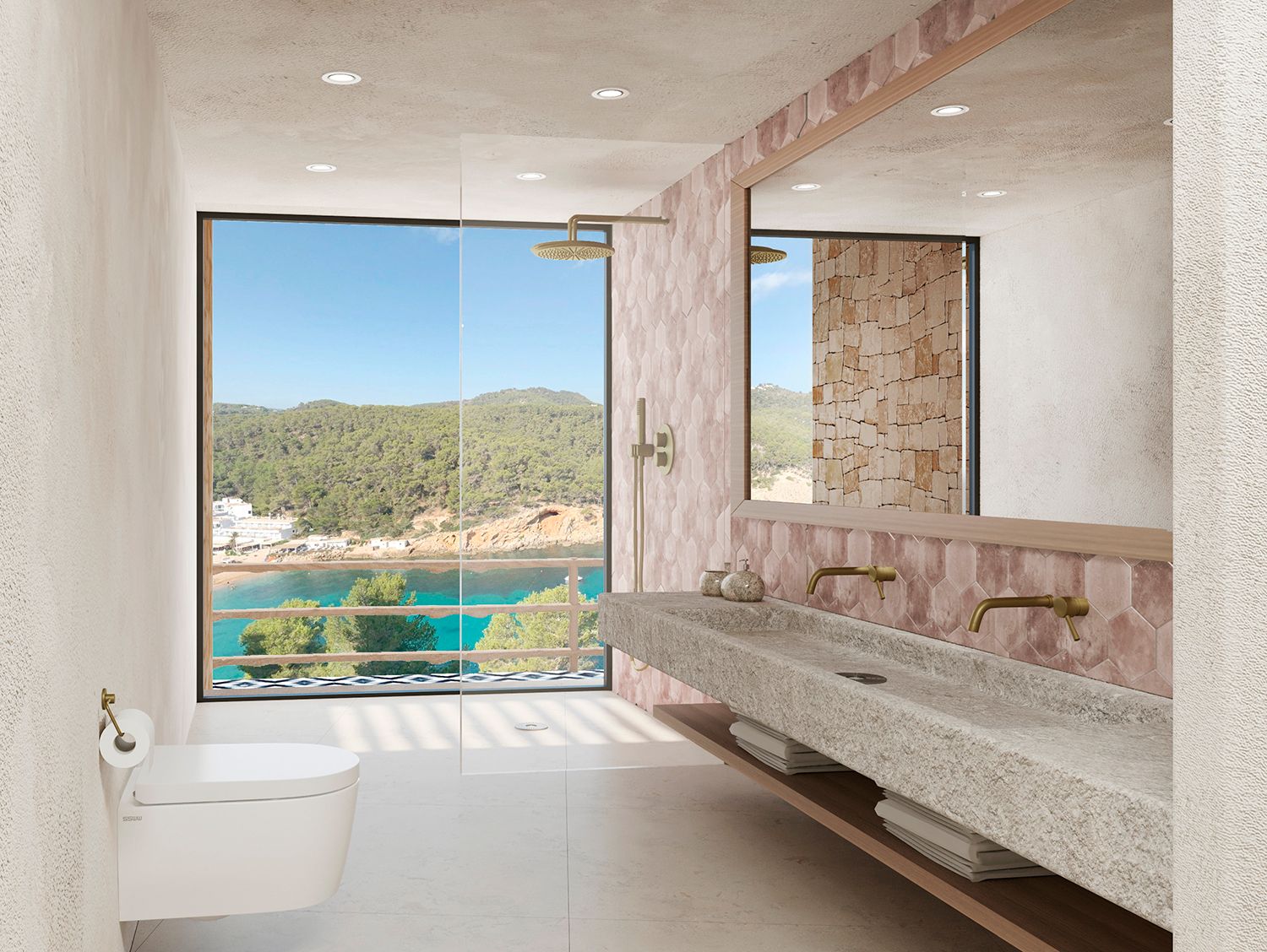 Project van een villa in San Miguel met uitzicht op zee
