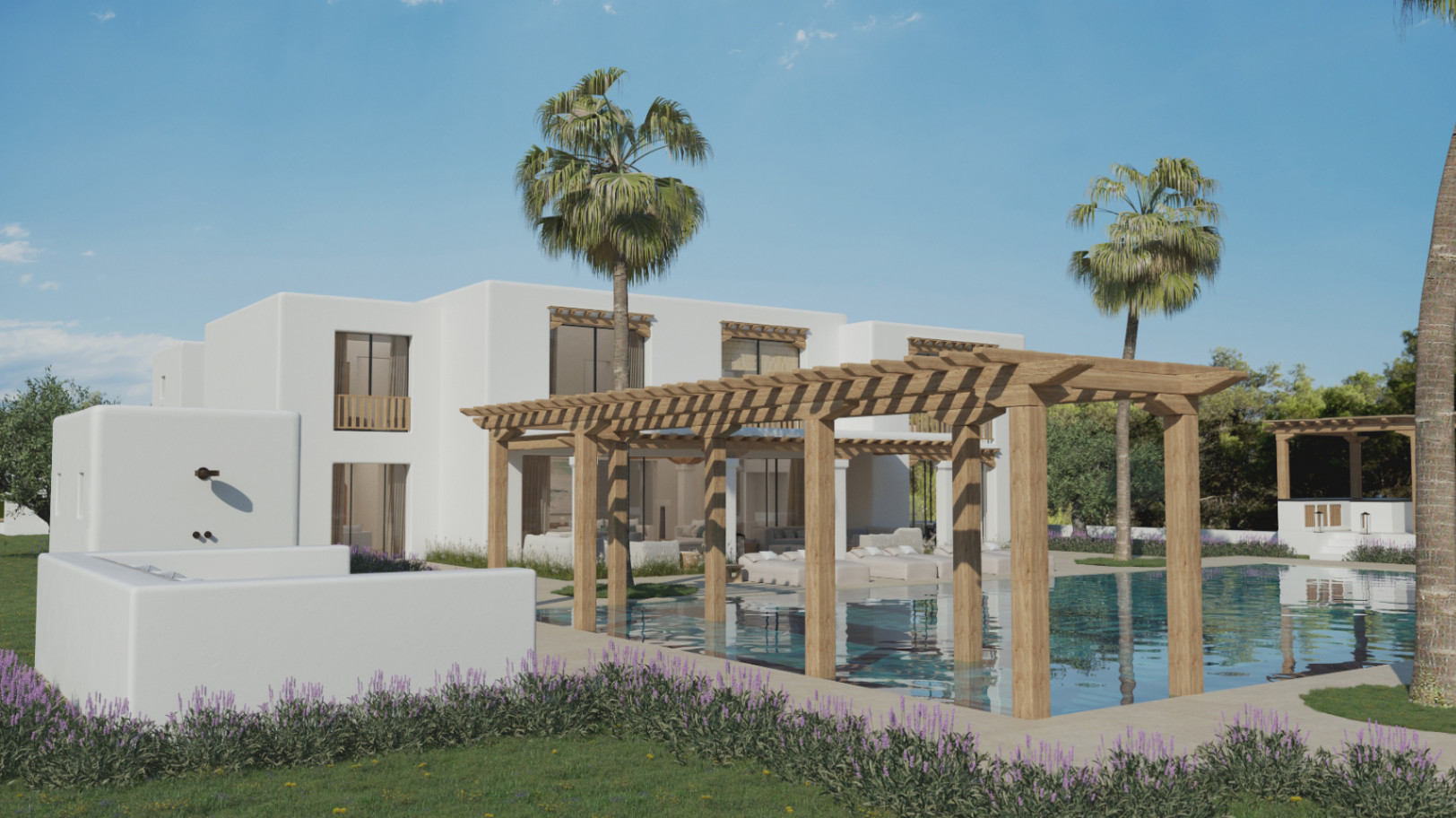 Villa avec projet de rénovation Blakstad et immense piscine