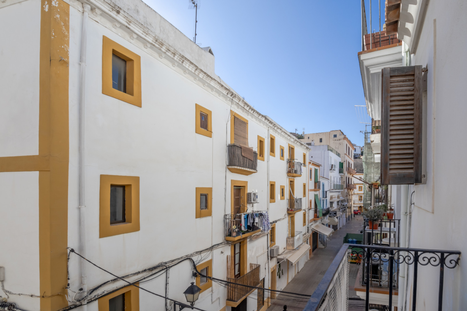 Apartamento único con impresionantes vistas al casco antiguo de Ibiza