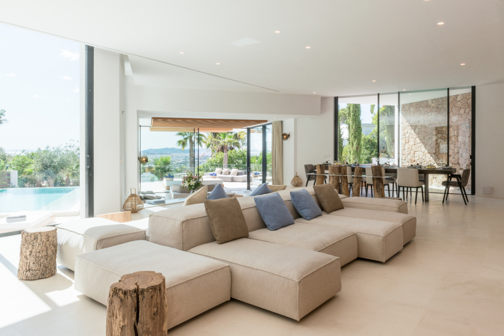 Villa de luxe avec vue imprenable sur la mer et Dalt Vila