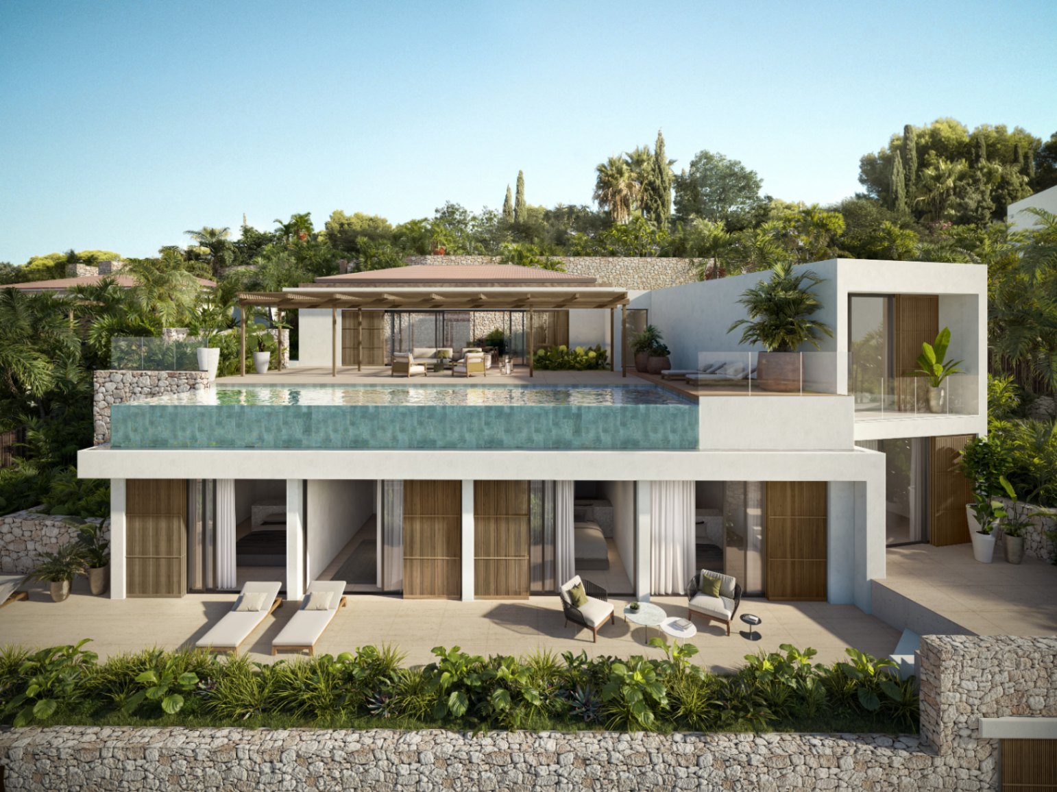 Deux villas nouvellement construites au Cap Martinet