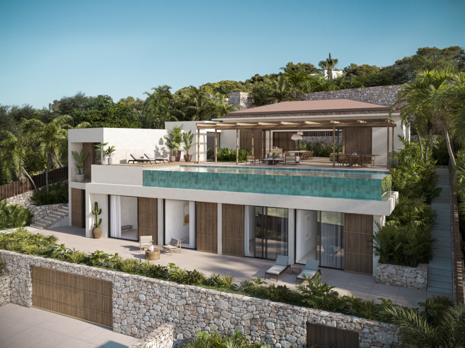 Deux villas nouvellement construites au Cap Martinet