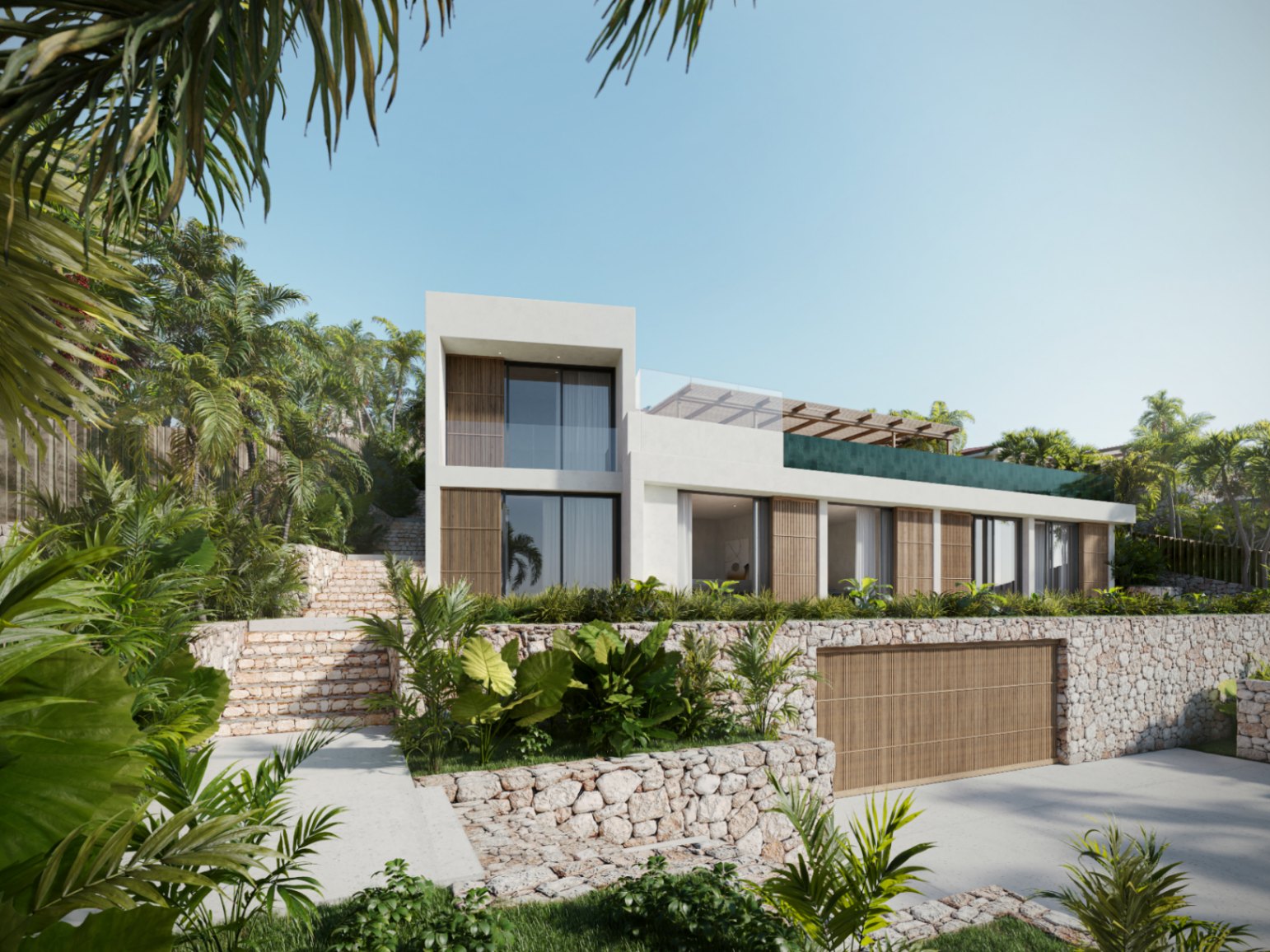Dos villas de nueva construcción en Cap Martinet