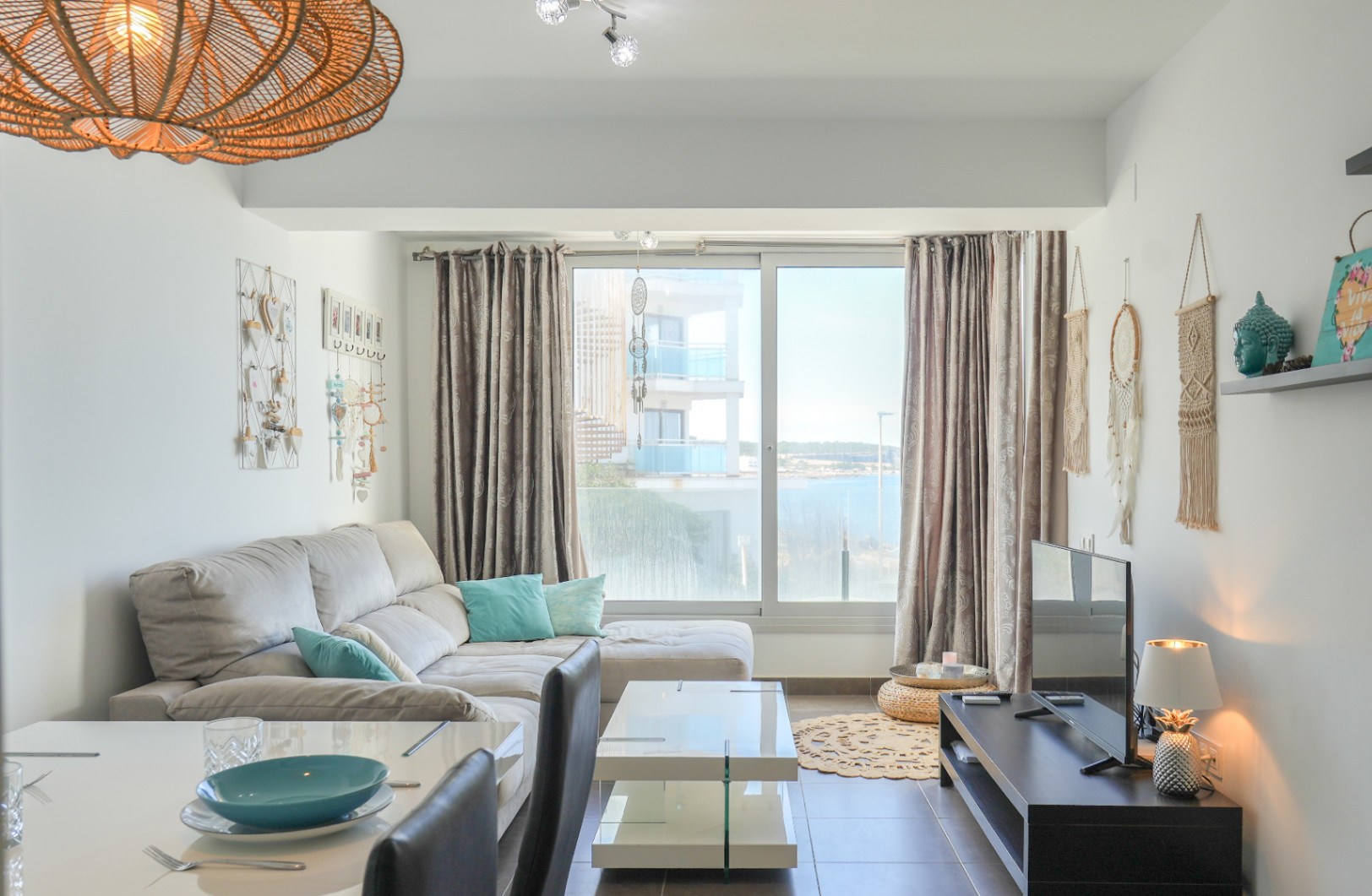 Apartamento con vistas al mar en Cala de Bou