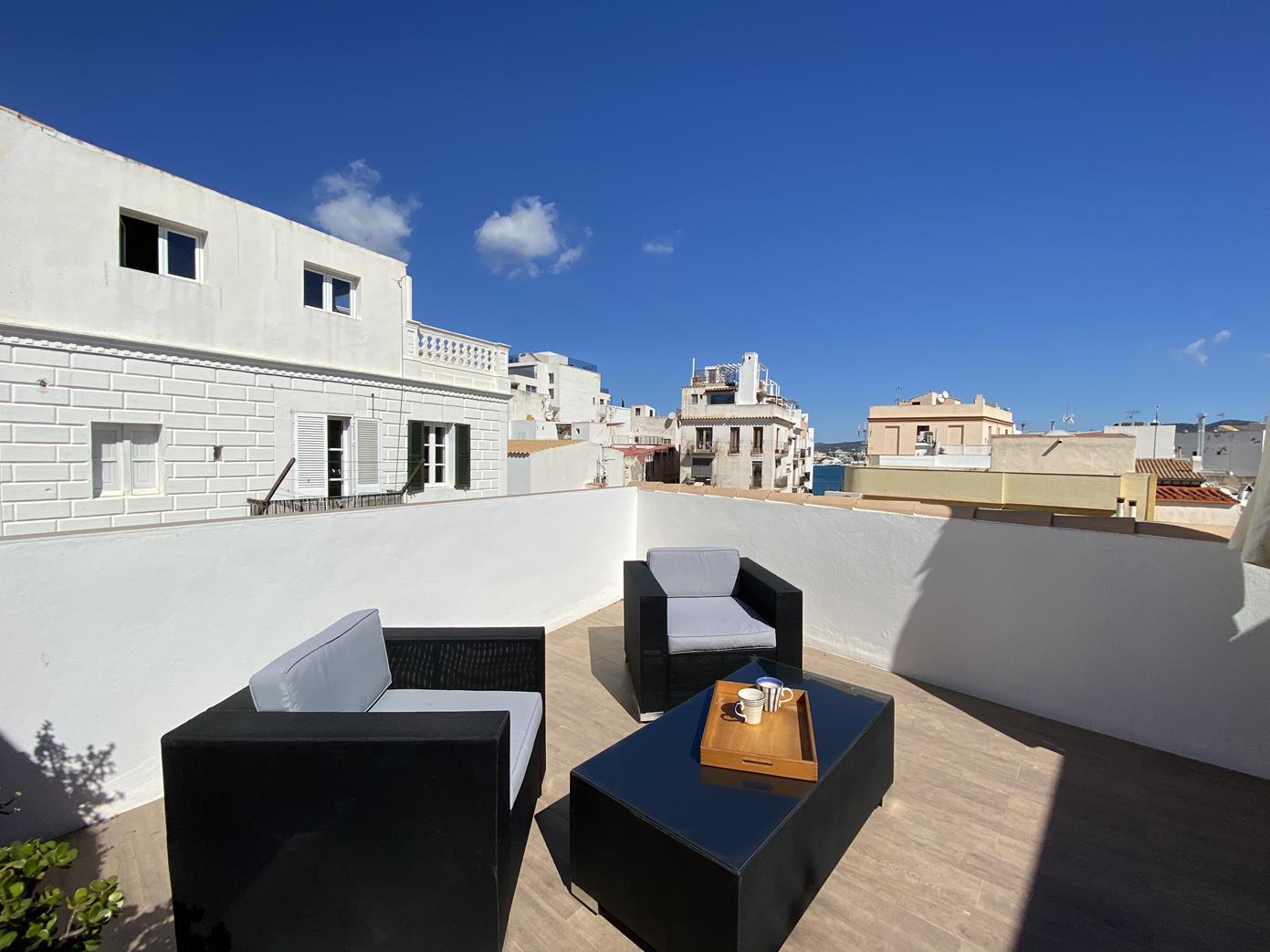 Duplex apartment in the lower old town of Ibiza