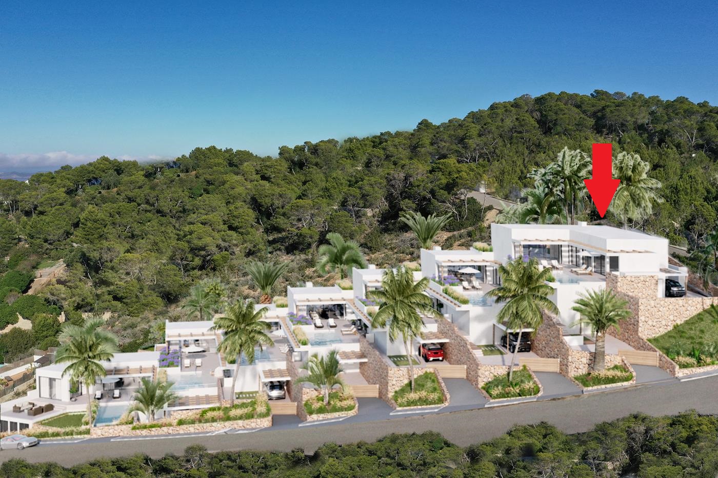 Villa de lujo cerca de Cala Carbo