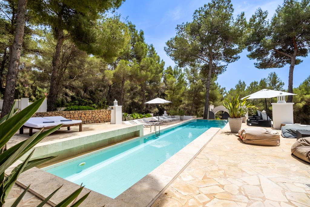 Sehr private und abgelegene Villa in den Hügeln von Ibiza mit Touristenlizenz