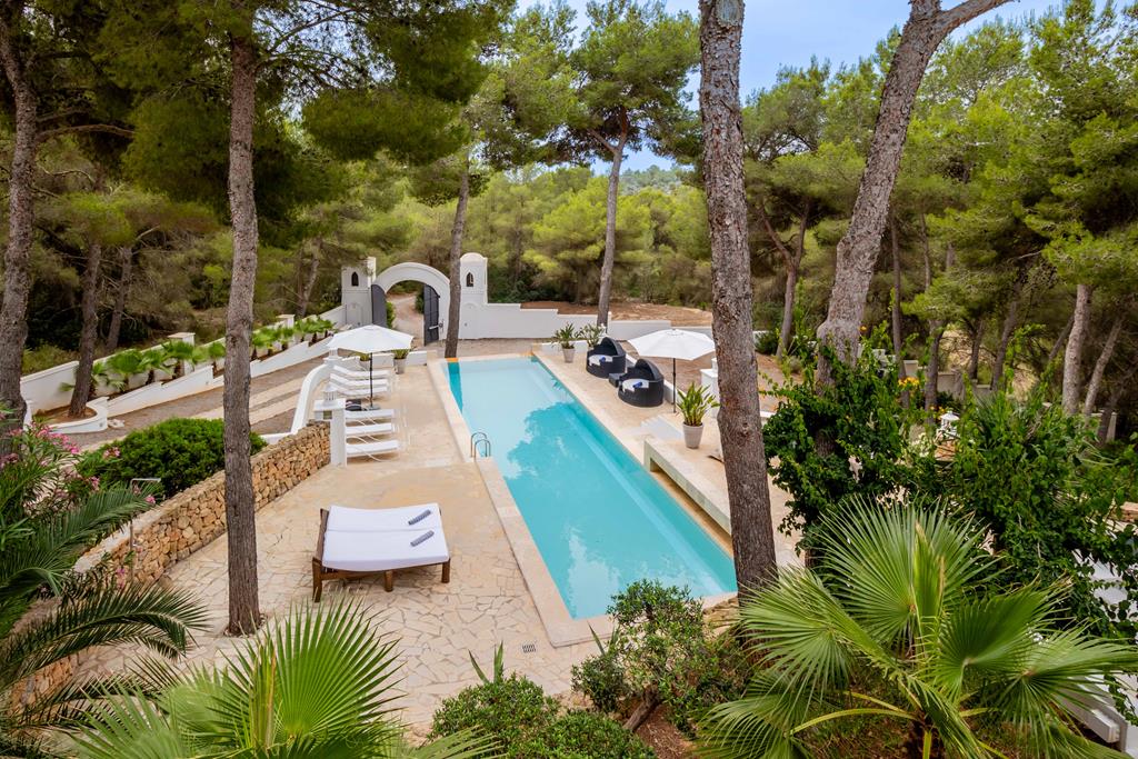Sehr private und abgelegene Villa in den Hügeln von Ibiza mit Touristenlizenz