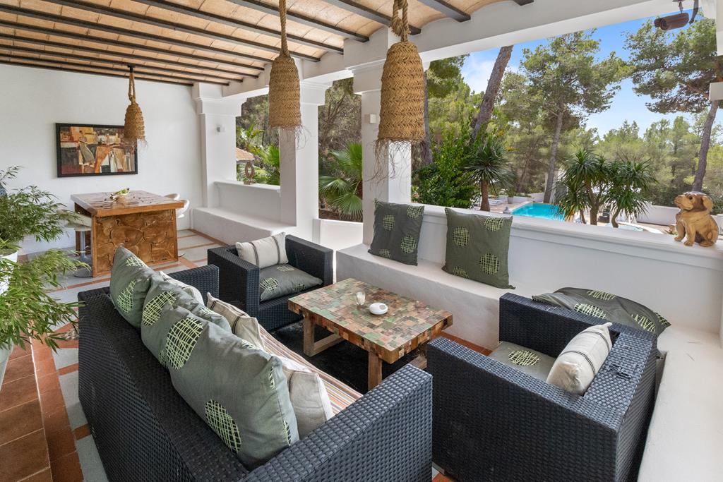 Villa muy privada y aislada en las colinas de Ibiza con licencia turística