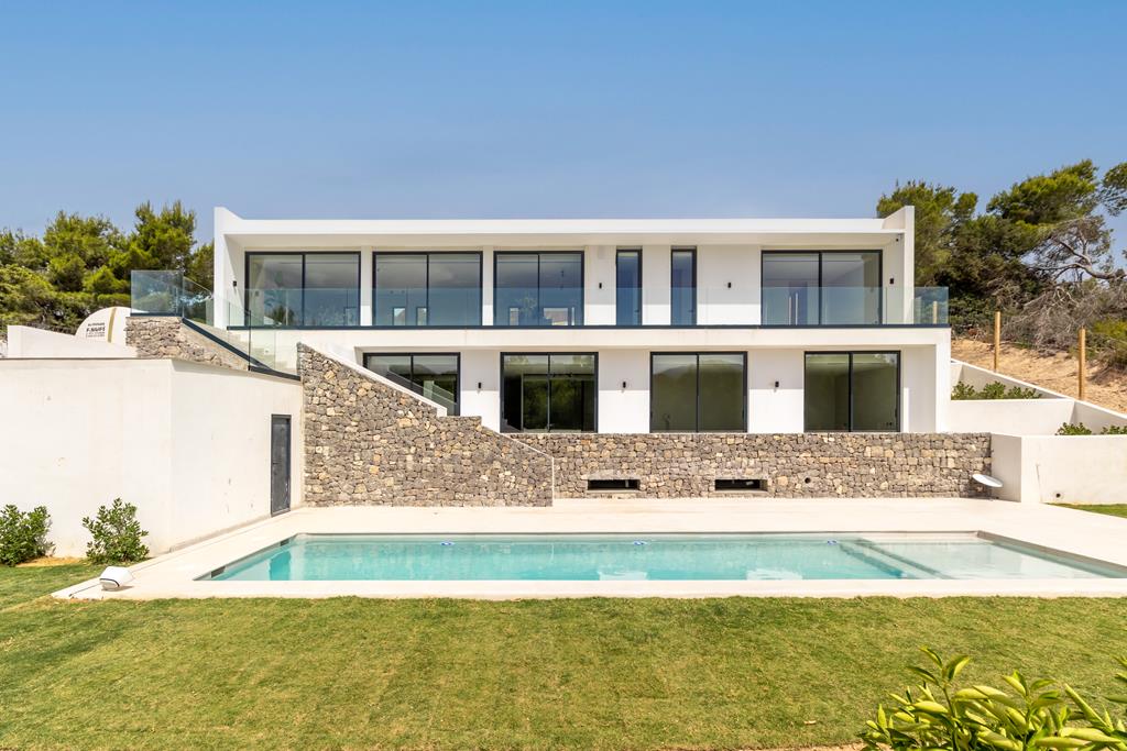 Luxueux villa neuve à 400m de Cala Tarida avec des vues incroyables